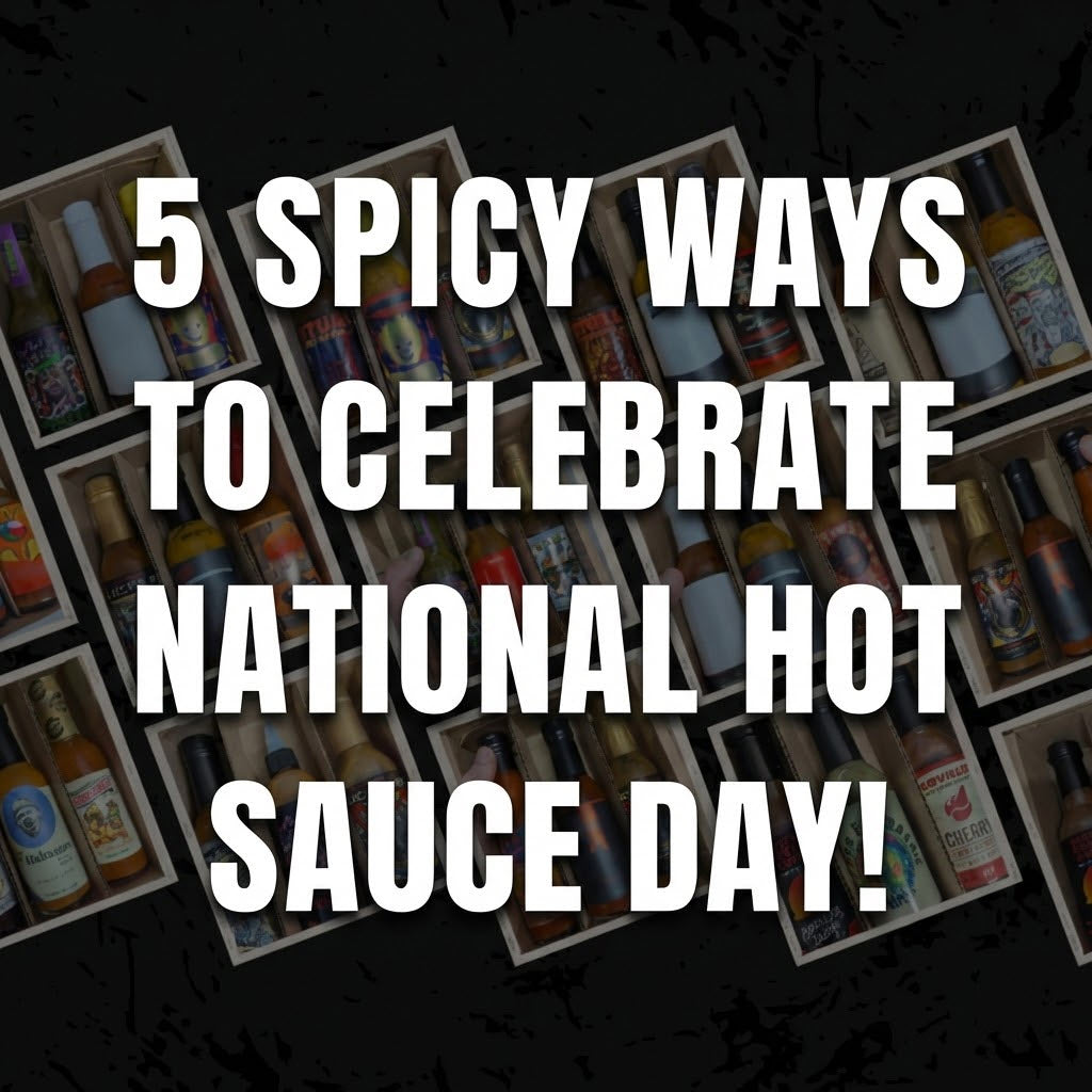 5 Spicy Ways to Celebrate National Hot Sauce day!