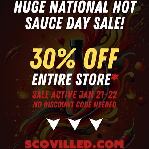 Celebrate National Hot Sauce Day with 30% Off! 🌶️