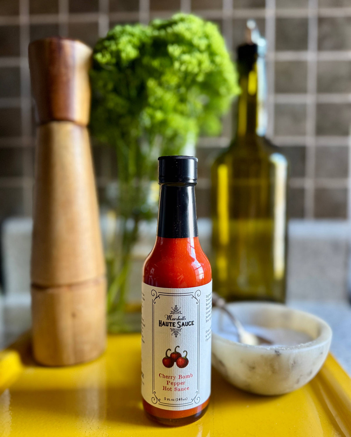 Marshall's Haute Sauce Cherry Bomb Pepper Hot Sauce