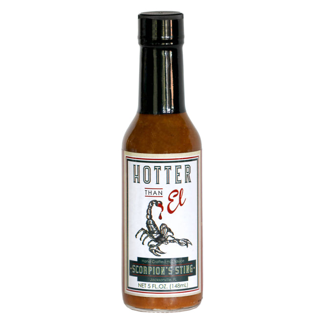 Hotter than El Scorpion's Sting Hot Sauce