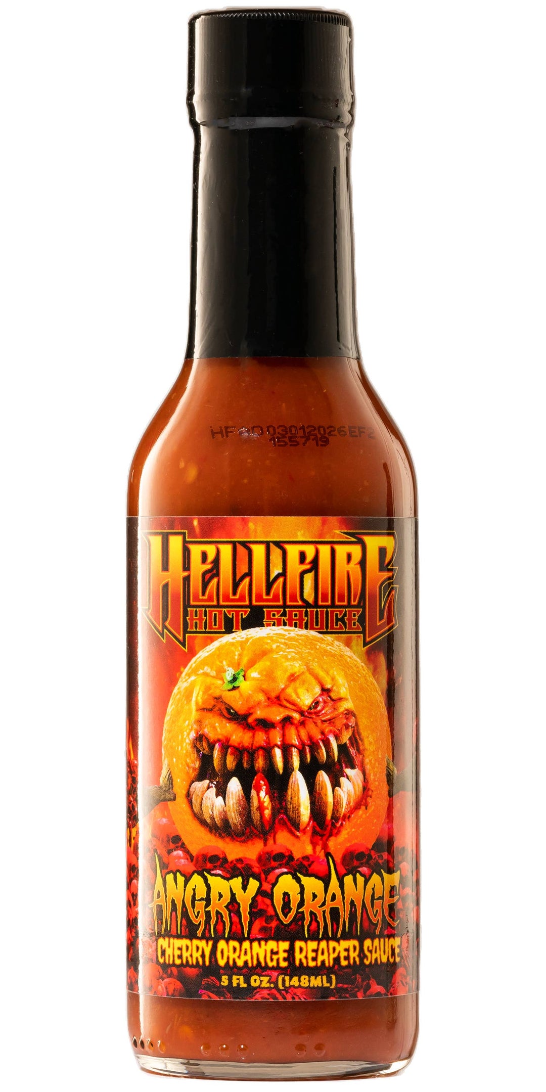 New! Hellfire Hot Sauce Angry Orange Hot Sauce