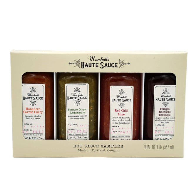 Marshall's Haute Sauce Hot Sauce Sampler