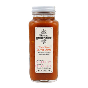 Marshall's Haute Sauce Habanero Carrot Curry Hot Sauce