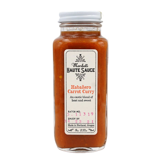Marshall's Haute Sauce Habanero Carrot Curry Hot Sauce