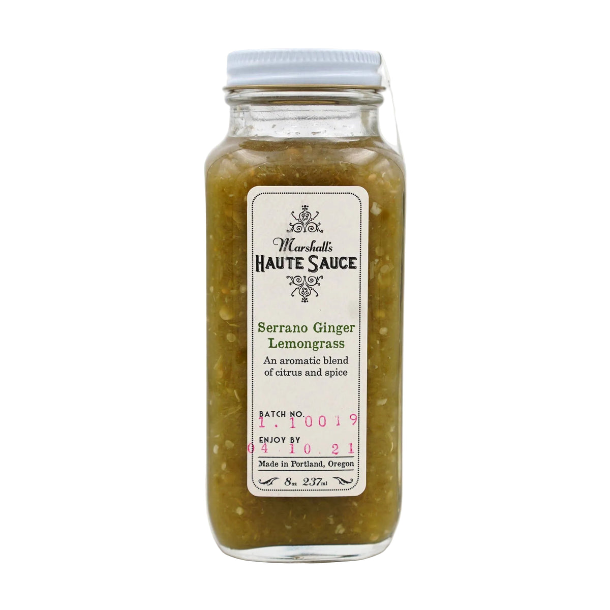 Marshall's Haute Sauce Serrano Ginger Lemongrass Sauce