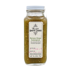 Marshall's Haute Sauce Serrano Ginger Lemongrass Sauce