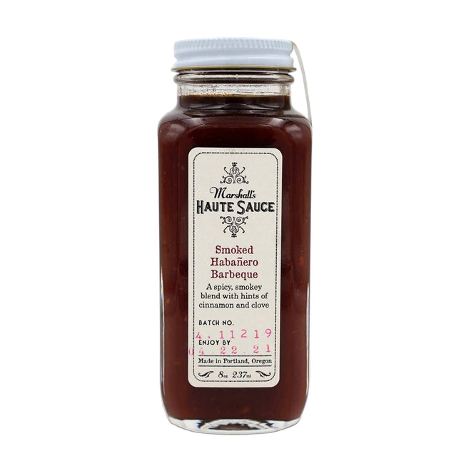 Marshall's Haute Sauce Smoked Habanero Barbeque- Best BBQ Sauce
