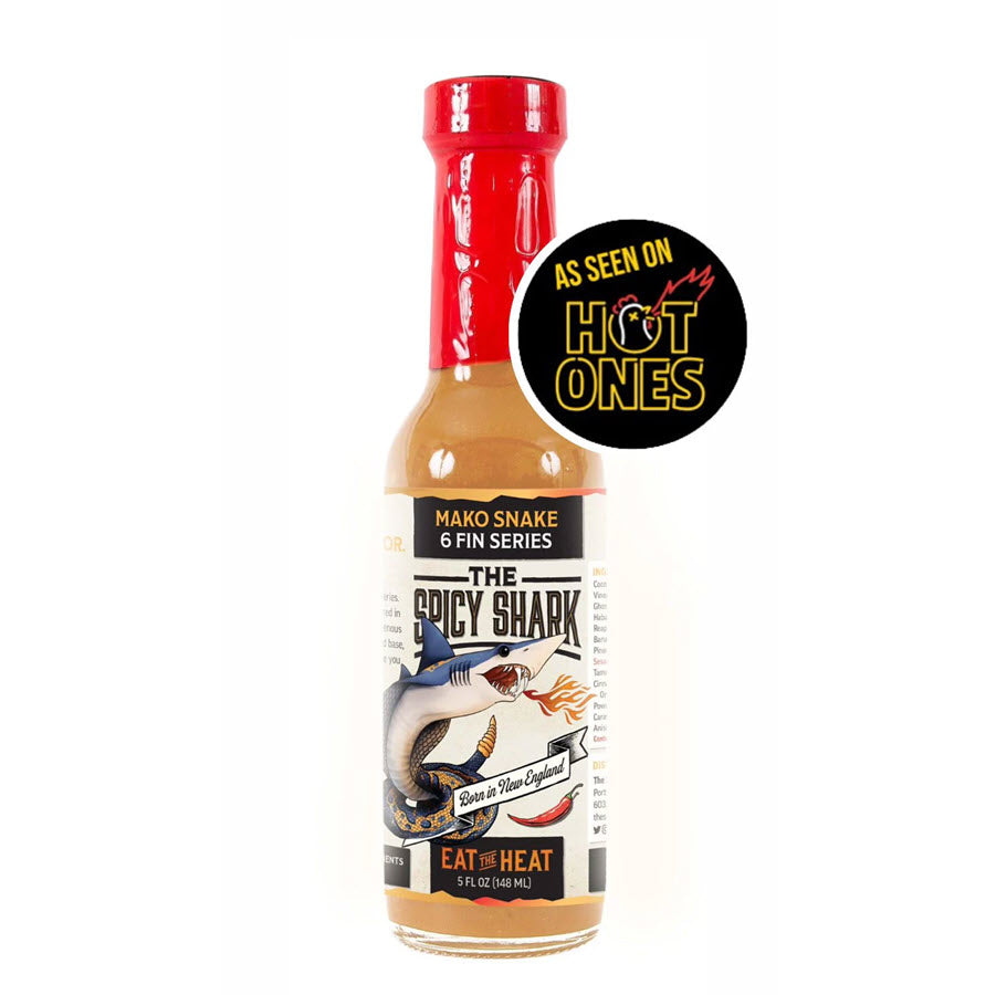 Spicy Shark 6-Fin Series Mako Snake Hot Sauce