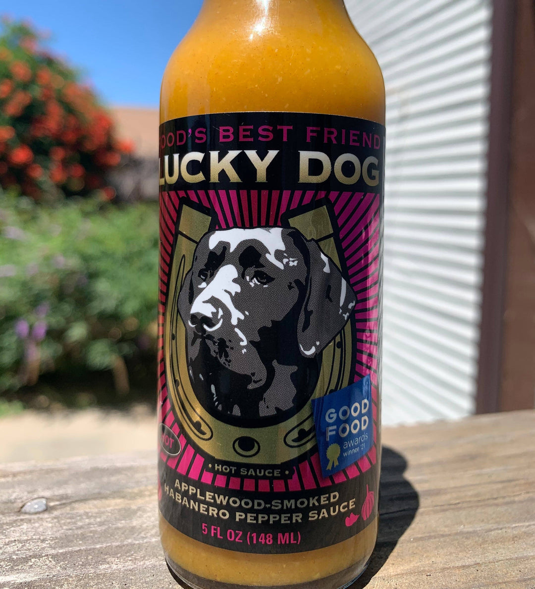 Lucky Dog Pink Label Applewood Smoked Habanero Pepper Sauce