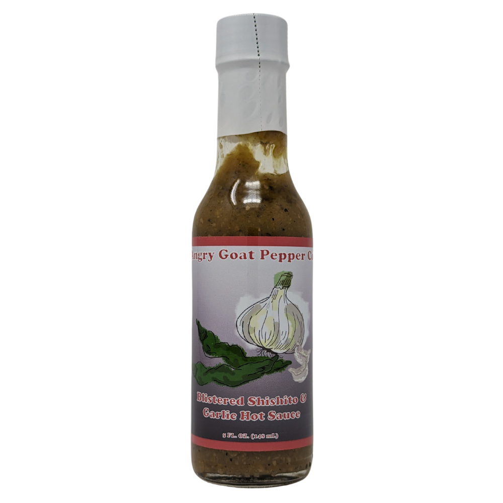 Angry Goat Blistered Shishito & Garlic Hot Sauce