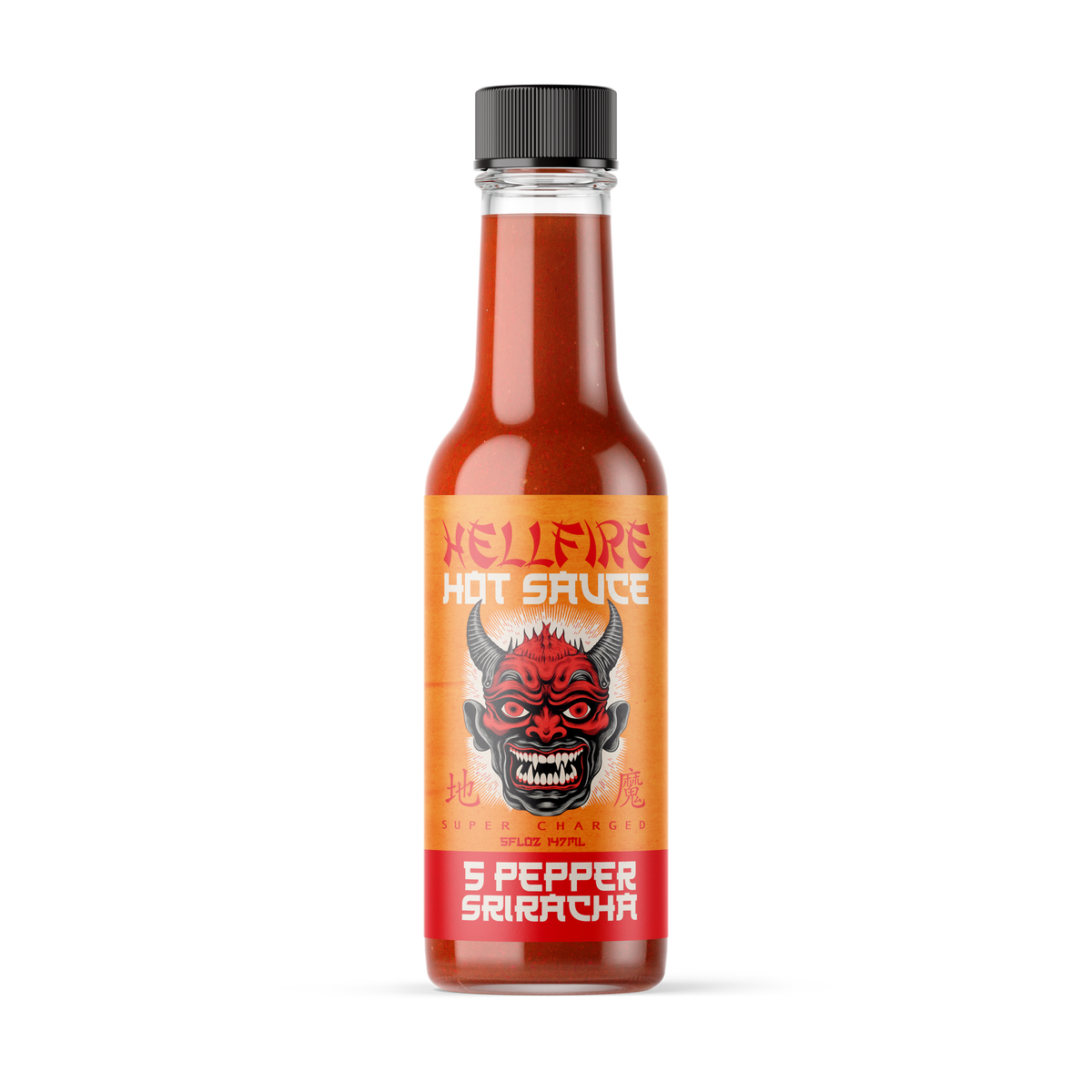 Hellfire 5-Pepper Blend Sriracha Sauce