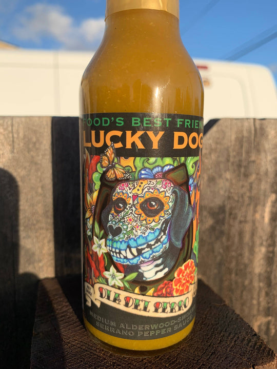 Lucky Dog Dia Del Perro Alderwood Smoked Serrano Pepper Sauce