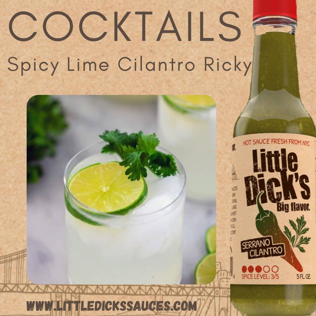 Little Dick's Serrano Cilantro Hot Sauce