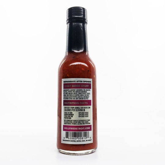Hell Fire Detroit Cabernet Habanero Reaper Hot Sauce
