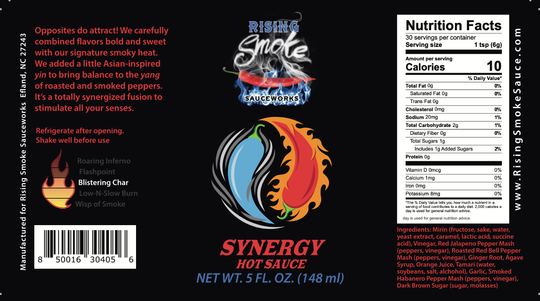 5 oz Synergy Hot Sauce (case of 12)
