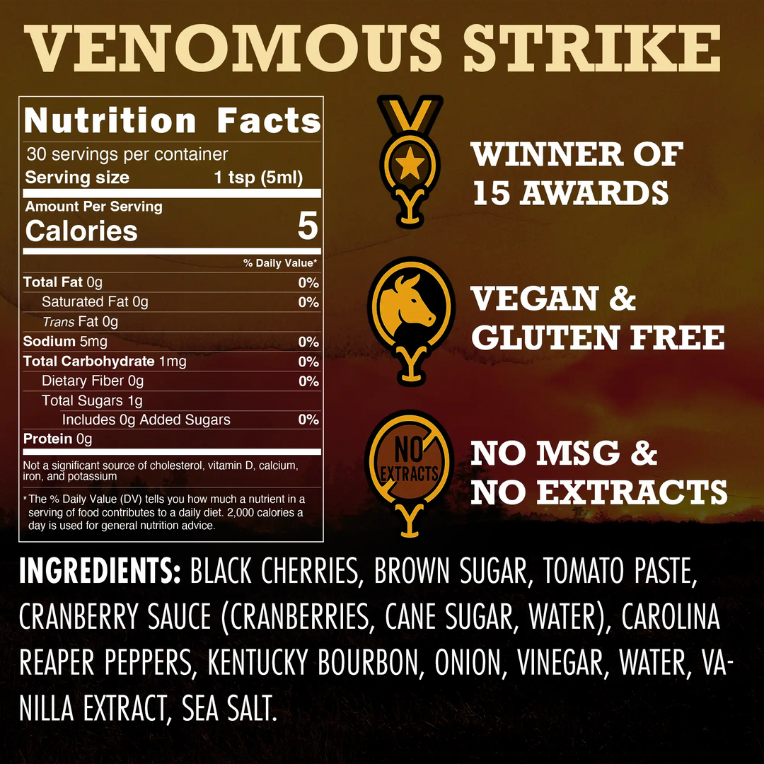 Yellowstone Venomous Strike - Reaper Hot Sauce