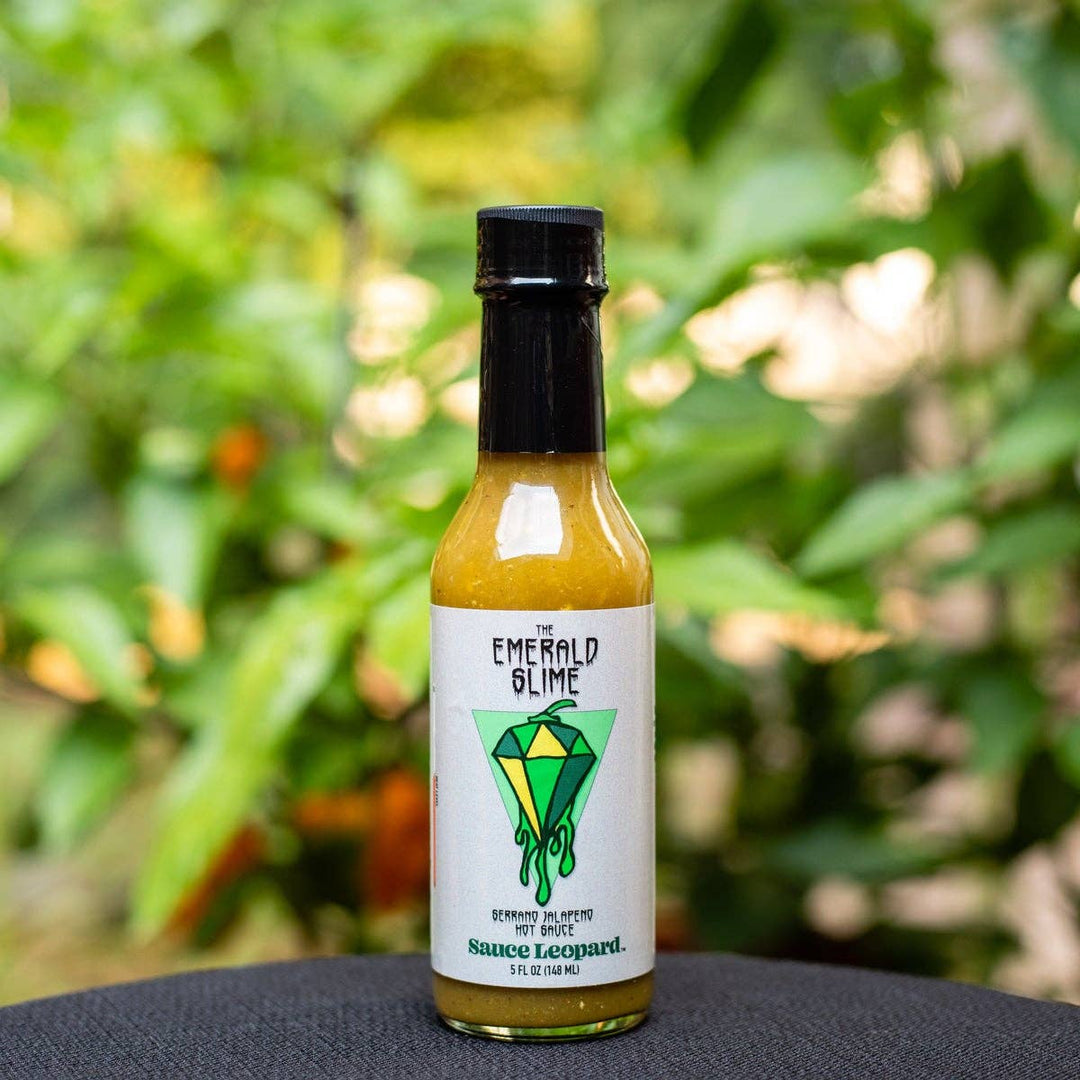 Sauce Leopard The Emerald Slime - Serrano Jalapeno Hot Sauce