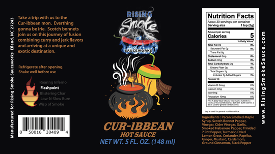 5 oz Cur-ibbean Hot Sauce (case of 12)