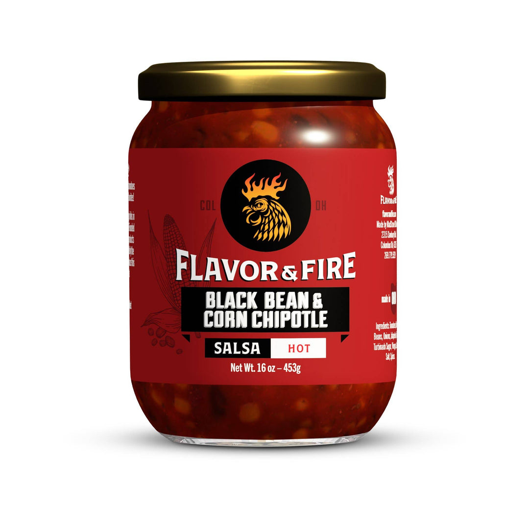 Flavor & Fire Black Bean & Corn Chipotle Salsa