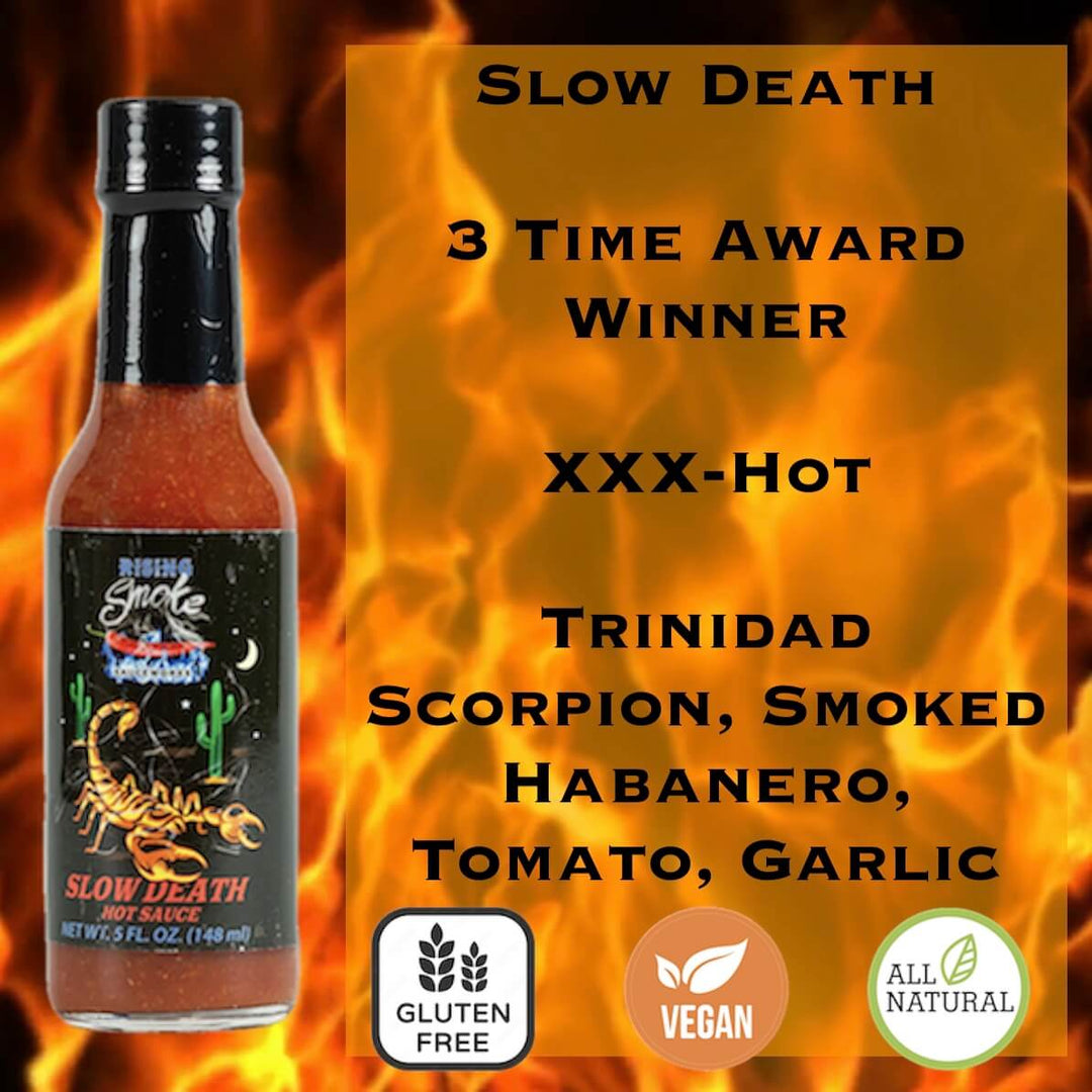 5 oz Slow Death Hot Sauce (case of 12)