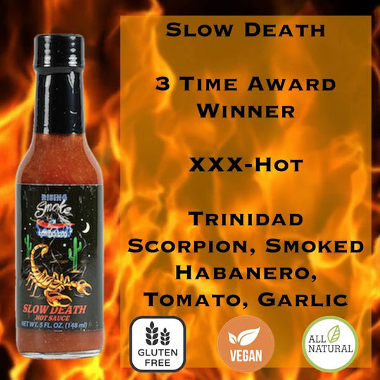 5 oz Slow Death Hot Sauce (case of 12)
