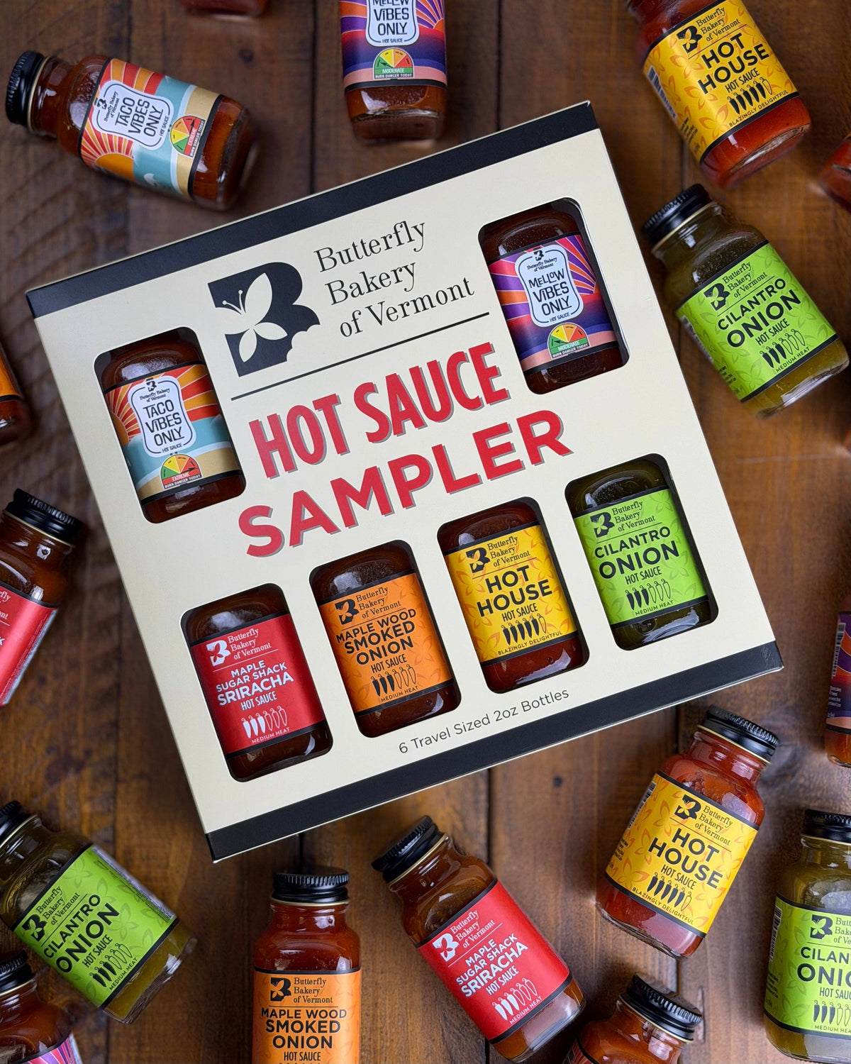 Butterfly Bakery Signature Hot Sauce Sampler Box Set