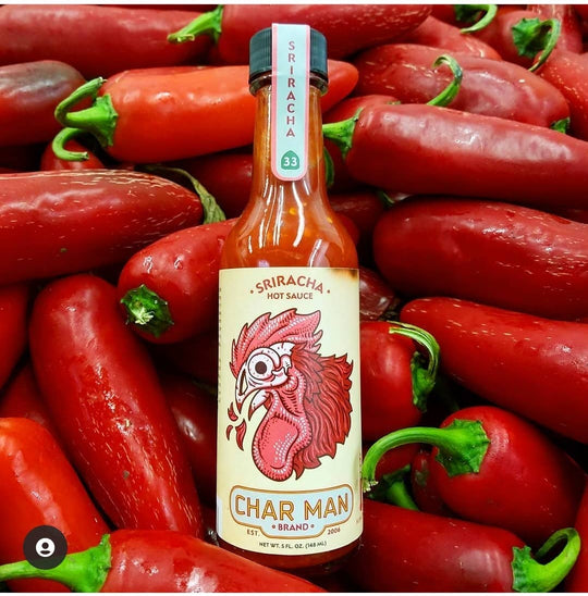 Char Man Sriracha Hot Sauce