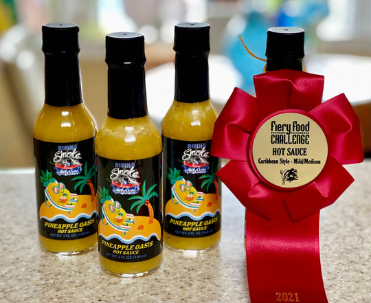 5 oz Pineapple Oasis Hot Sauce (case of 12)