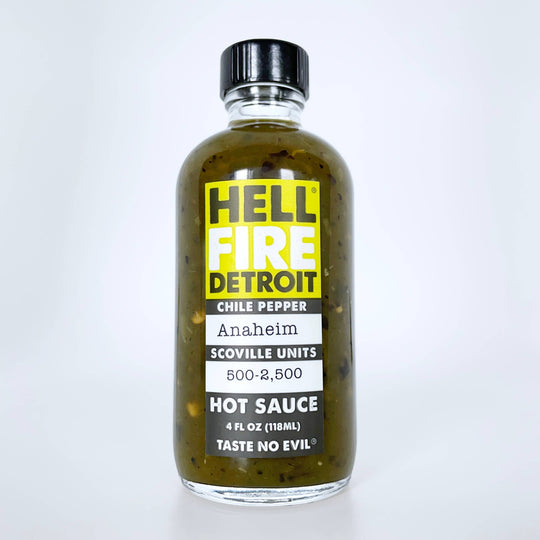 Hell Fire Detroit Anaheim Hot Sauce