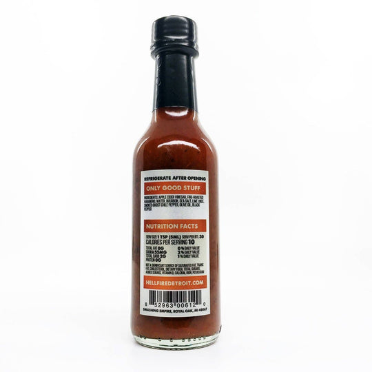 Hell Fire Detroit Bourbon Habanero Ghost Hot Sauce