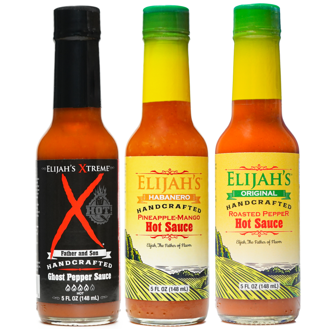 Elijah's Xtreme Mild & Hot Trio Gift Set (3 Pack)