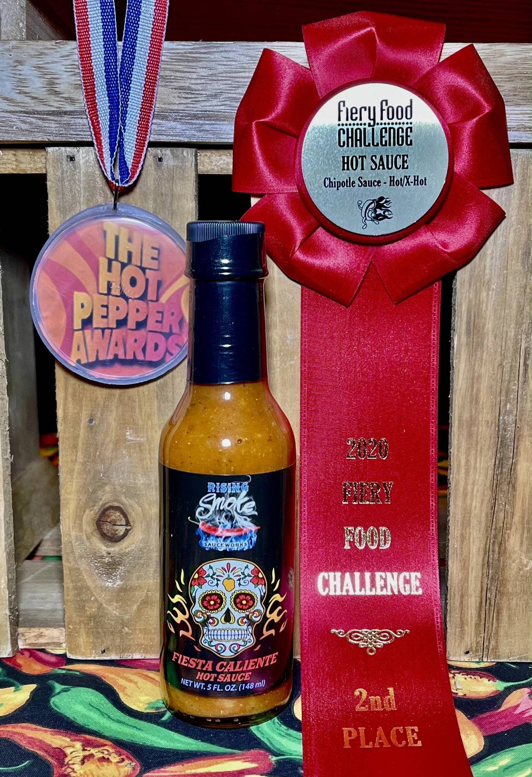 5 oz Fiesta Caliente Hot Sauce (case of 12)