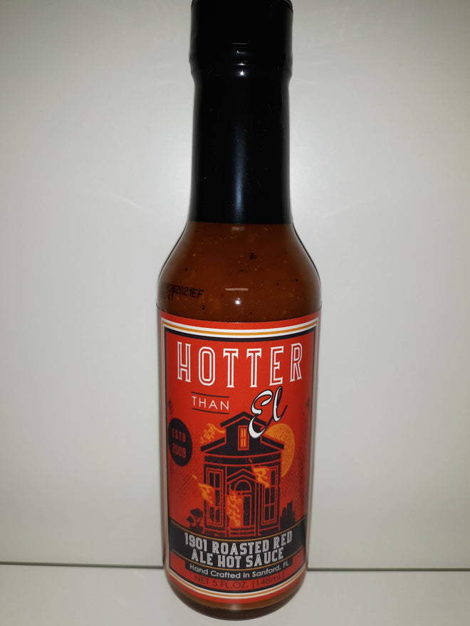 Hotter than El 1901 Roasted Red Ale Hot Sauce