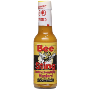 Bee Sting Rainforest Honey Papaya Mustard Hot Sauce