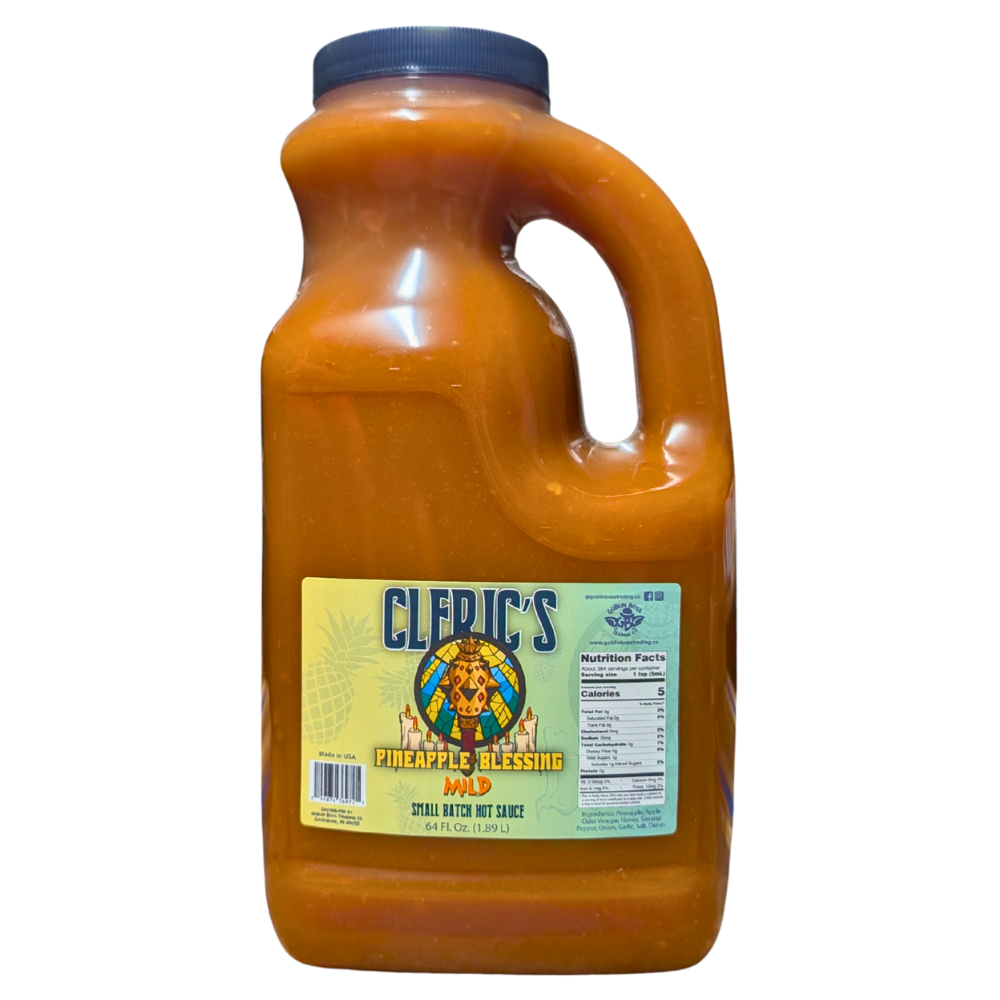 Goblin Boss Cleric's Pineapple Blessing Hot Sauce