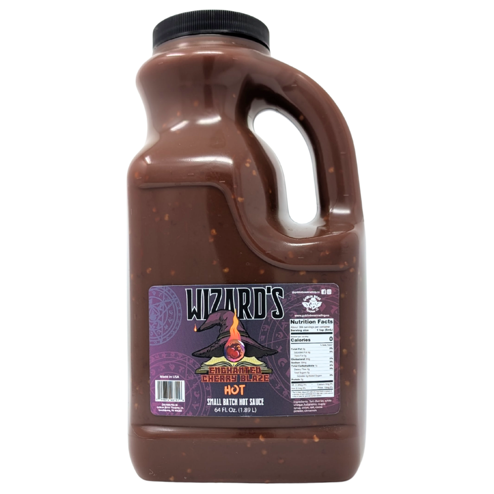 Goblin Boss Wizard’s Enchanted Cherry Blaze Hot Sauce