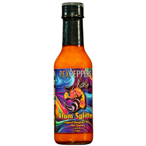PexPeppers Atom Splitter Tropical Douglah Hot Sauce