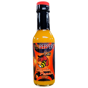 PexPeppers Cosmic Peach Hot Sauce