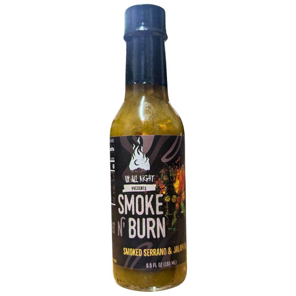 Up All Night Bottling Co. Smoke and Burn Hot Sauce