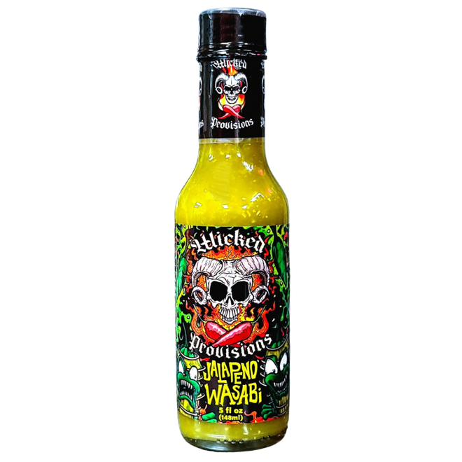 Wicked Provisions Jalapeno Wasabi Hot Sauce
