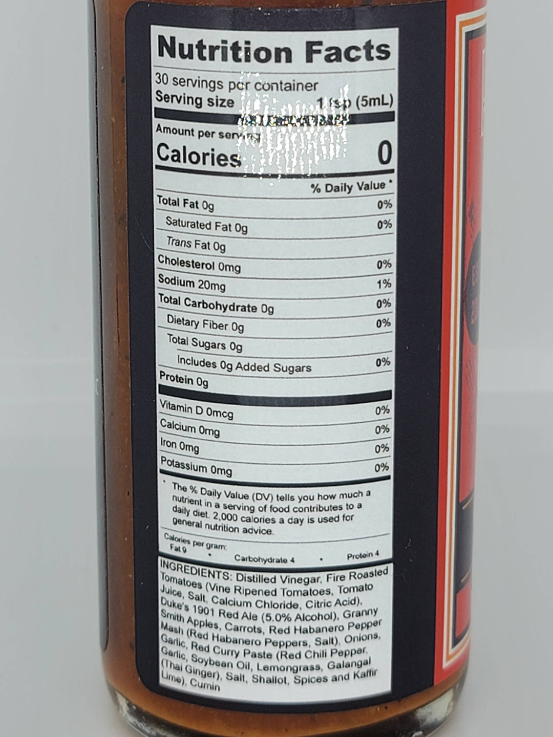 1901 Roasted Red Ale Hot Sauce