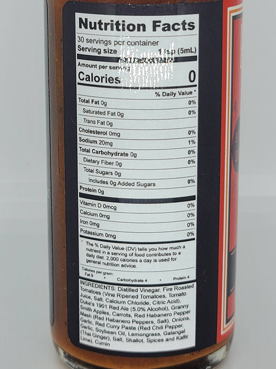 1901 Roasted Red Ale Hot Sauce