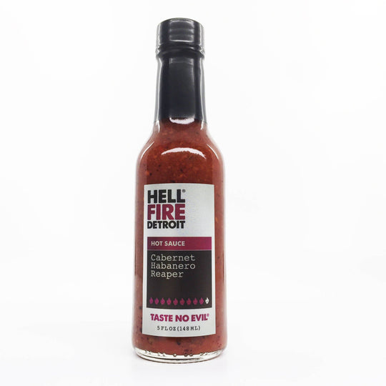 Hell Fire Detroit Cabernet Habanero Reaper Hot Sauce