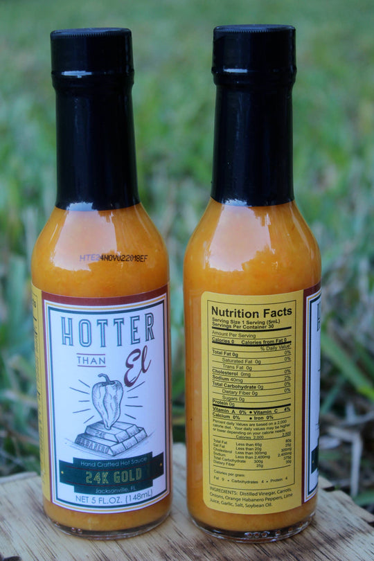 24 Karat Gold Hot Sauce