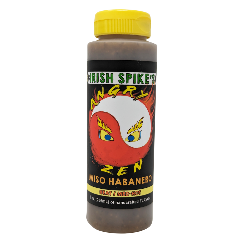 Irish Spike's Angry Zen Miso Habanero Hot Sauce