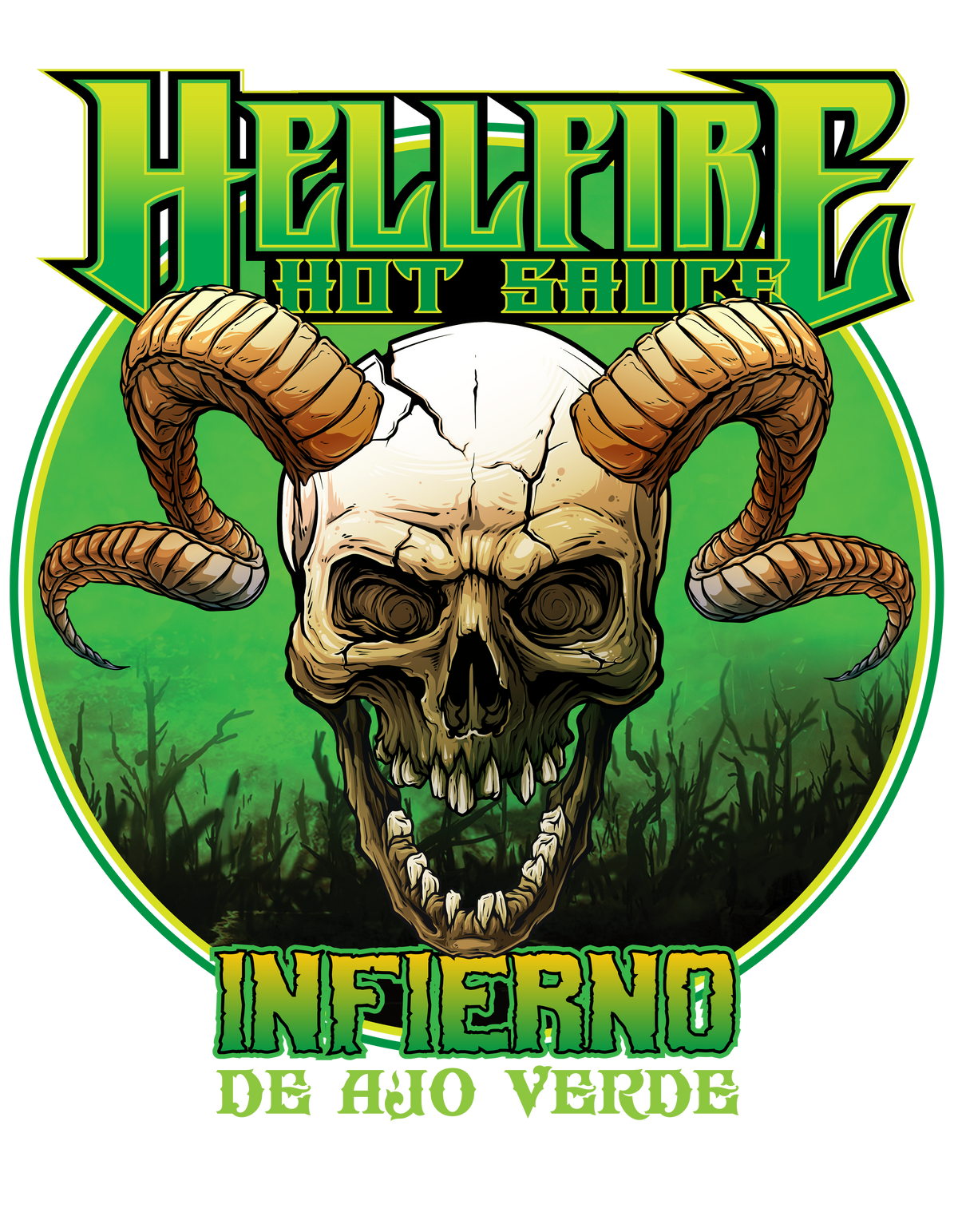 Hellfire Infierno De Ajo Verde - The Ultimate Taco Sauce
