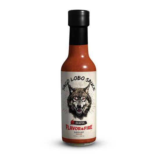 Flavor & Fire Taco Lobo (Wolf) Hot Sauce
