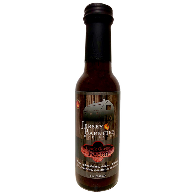 Jersey Barnfire Black Garlic Bacon Hot Sauce