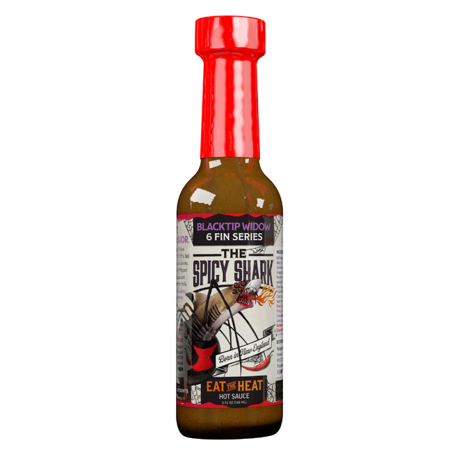 Spicy Shark Blacktip Widow - Extreme Heat 6-Fin Hot Sauce