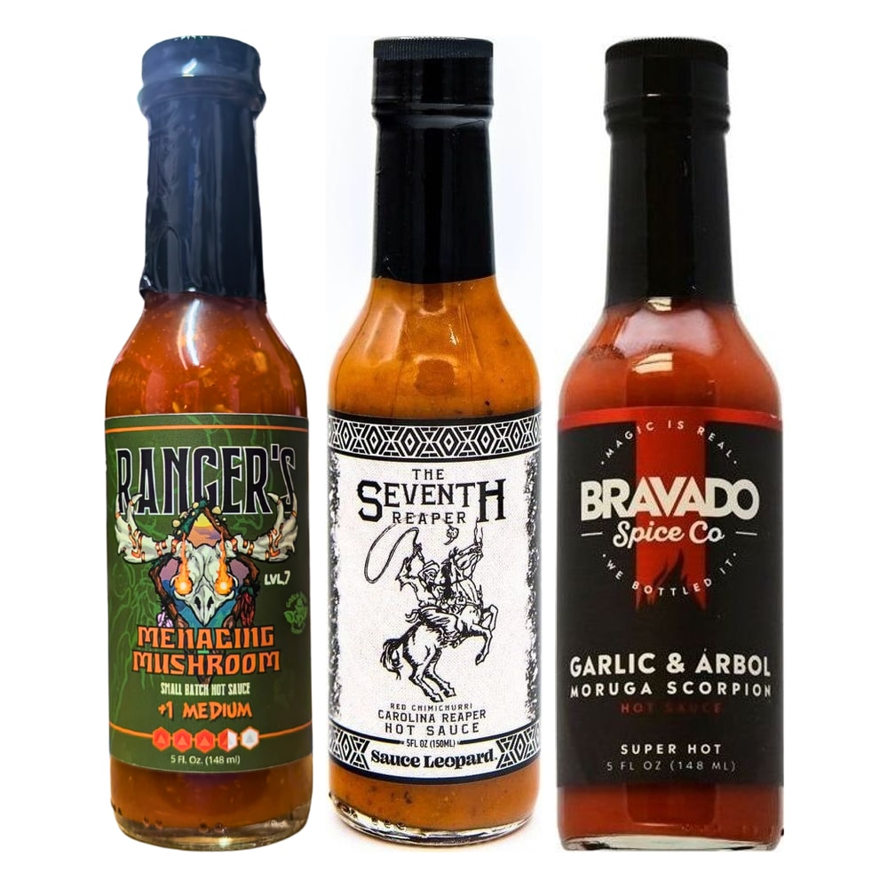 Bloody Mary Bar Gift Set 3-Pack: the three sauces in the set
